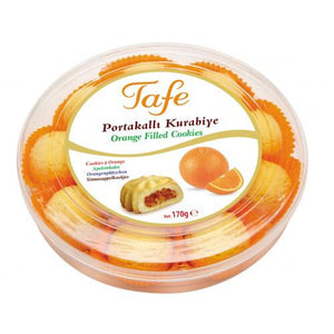 Galletas Kurabiye Rellenas de Naranjas Turcas 170 Gr